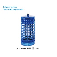 Matamosquitos eléctrico ODM CE ROHS JS30-3WE, luz UV de plástico, 360 grados, protección exterior, trampa eléctrica para moscas, lámpara matamosquitos