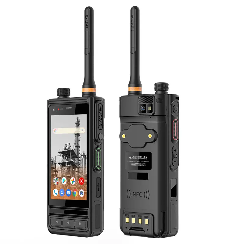 Rádio digital de longa distância DMR UHF Lte U/V 4G para celular, rádio de 7.6V 4 Watts 4W, rádios bidirecionais Android 10 de 5 km