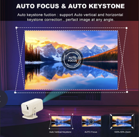 2025 Mini projecteurs portables de vente chaude 4K Android 13 Smart Home Proyector 300 ANSI Lumen Theater