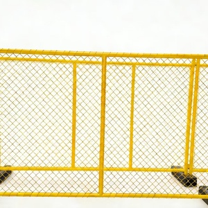 Barrières métalliques écologiques, barrières de chantier galvanisées à chaud, barrières de chantier soudées, barrières de chantier portables - Product Image 6
