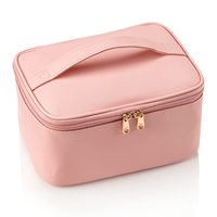Tas kosmetik mewah Fashion kustom dompet Makeup wanita ritsleting perjalanan wadah perlengkapan mandi tas kecantikan kelas atas tas kosmetik wanita