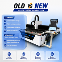 Machine de découpe laser à fibre CNC économique de 2000 W pour les petites entreprises, traitement de tôles métalliques et d'aluminium avec une haute précision et une grande vitesse