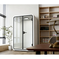 Cabine de travail insonorisée privée pour bureau à domicile, idéale pour les espaces de travail télétravailleurs et professionnels