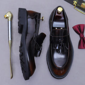 Nuevos Mocasines Casuales de Otoño para Hombre, Zapatos de Cuero de Moda para Exteriores, Zapatos de Vestir de Lujo Personalizados de Alta Calidad - Product Image 5