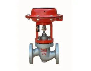 China Manufacturer Nuzhuo Valve Product DN20 Cast Steel Pneumatic Diaphragm Cut-off Valve Flow Control Valve Gas Medium