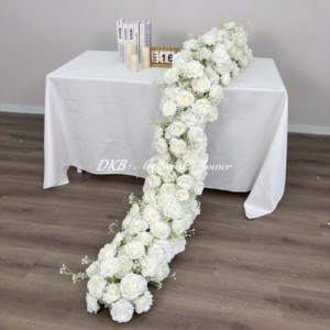 Đám Cưới Hoa Sắp Xếp Tùy Chỉnh 200Cm Nhân Tạo Hoa Màu Trắng Bảng Á Hậu <span class=keywords><strong>Centerpieces</strong></span> Cho Nhà Tổ Chức Sự Kiện Trang Trí - Product Image 4