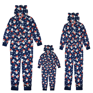 Kerstpyjama's voor kinderen & vrouwen, unisex, lange mouwen, polyester/katoen, op maat gemaakte thermische <span class=keywords><strong>sets</strong></span>, groothandel - Product Image 3
