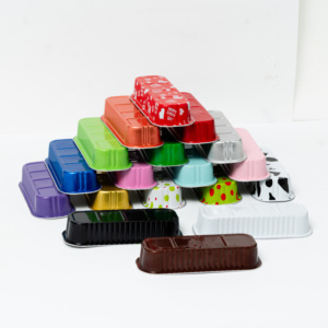 Aluminum Foil Baking <strong>Tray</strong> Rectangular Mini Bread Baking <strong>Tray</strong> Suitable for Baking BBQ <strong>Cake</strong> Containers with Lid - Product Image 5