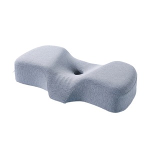 Memory Foam Cervical Pillow D Shape Medium Firmness Heated For Side Sleepers Neck Support Bedroom Hotel Use - Product Image 1