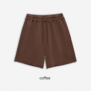 กางเกงขาสั้นผ้าแคนวาสสำหรับผู้ชาย, เสื้อผ้าแนวสตรีท380g ผ้าแคนวาสสำหรับฤดูใบไม้ร่วงระบายอากาศได้ดีป้องกันริ้วรอยแห้งเร็ว - Product Image 5