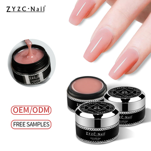 OEM Nail Gel Diamond Glitter Poly Nail Gel Set Acrílico Nail <span class=keywords><strong>Kit</strong></span> Temperatura Polygels - Product Image 2