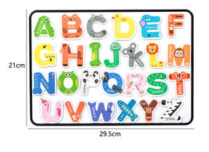 Puzzles magnétiques en lettres et chiffres en gros pour enfants de 3 à 6 <span class=keywords><strong>ans</strong></span>, éducation préscolaire, éveil - Product Image 6