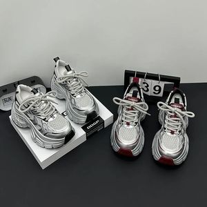 2026 Sneaker alla moda di <span class=keywords><strong>alta</strong></span> qualità dal nuovo Design piatto con lacci da <span class=keywords><strong>donna</strong></span> Casual <span class=keywords><strong>scarpe</strong></span> sportive Sole pesanti - Product Image 3