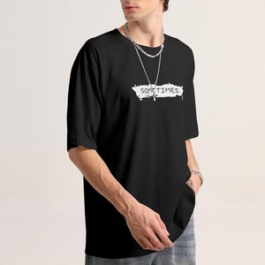 T-shirt à manches courtes pour hommes FOXA, 100% coton, imprimé graphique, vêtements décontractés d'été - Product Image 3
