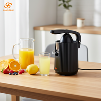 SHANGKAI Fruitpers BPA-vrij Gezond 600W Dubbele Kop Citruspers Mat Oppervlak Citruspers High-End