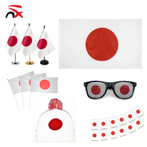 Bandera de Japón Personalizada al por Mayor, Bandera Deportiva Publicitaria de Estilo Japonés para Automóvil, Bandera de Japón de Poliéster - Product Image 1