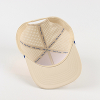 Casquette de golf et de baseball en gros, nouvelle collection, en tissu Oxford à pois, 5 panneaux, avec patch en caoutchouc personnalisé, cordon, légèrement incurvée, motifs Léopard/Argyle/Fruit
