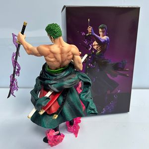 23CM Roronoa Zoro spada fredda doppia testa sostituibile raccogliere statua giocattolo in PVC Anime Figure pezzi stelle Zoro Action Figure - Product Image 5