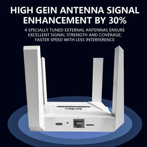 DNXT 새로운 WIFI6 라우터 4G 고속 무선 휴대용 와이파이 네트워크 Sim 카드 슬롯이있는 4g 라우터 OEM 공장 가격 - Product Image 3