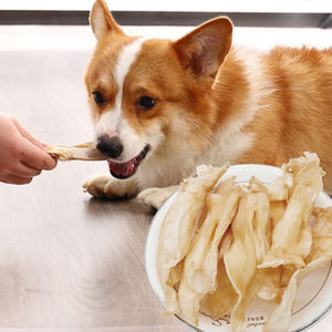 Oreilles de <span class=keywords><strong>lapin</strong></span> déshydratées 100% naturelles sans fourrure Gâteries pour chiens Support de nourriture pour animaux de compagnie Os de dent propre personnalisé - Product Image 2
