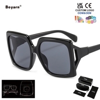 Lunettes de soleil carrées Boyarn en gros pour hommes et femmes, protection UV400, écologiques