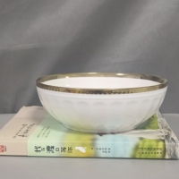Grand bol de service nordique personnalisé de haute qualité Bol à mélanger en céramique en porcelaine pour hôtel, design moderne et écologique