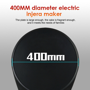 Machine à Injera Éthiopienne Électrique 1800W 40cm Mitad LED 450 ° Plaque chauffante à température contrôlée pour pain plat, vente en gros, pour la maison et les restaurants - Product Image 5
