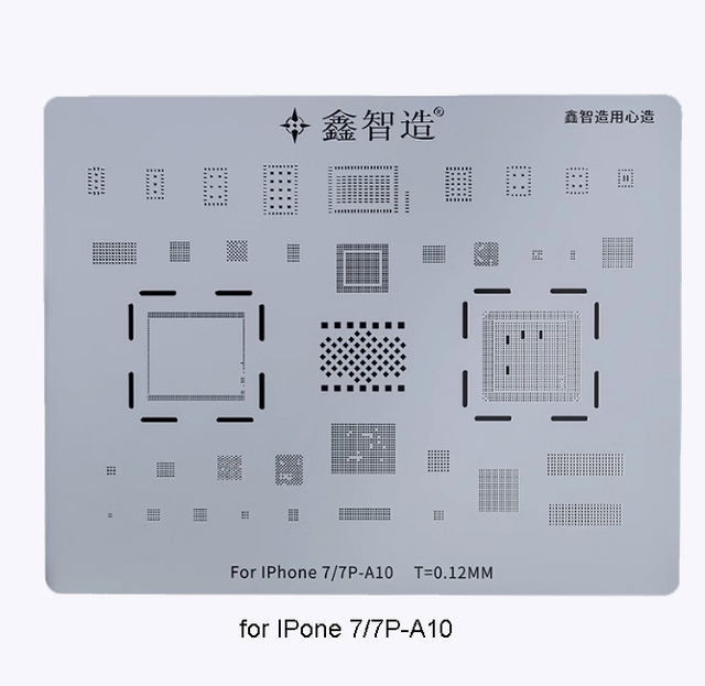BGA Reballing Stencil Kit Compatible with iPhone 6 6P 6S 7 7P 8 8P X XS XR 11 12 13 14 Pro for Max 15 A15 for Welding Soldering