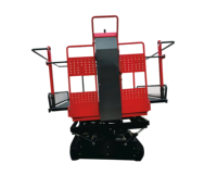 Plateforme aérienne compacte motorisée pour vergers |   Élévateur télescopique pour la cueillette des fruits |   Machine de levage agricole facile à utiliser