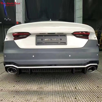 Pare-chocs arrière style RS5 noir brillant pour Audi A5 2017-2019 A5 S5 B9, matériau ABS, neuf, haute qualité, ajustement parfait, installation facile