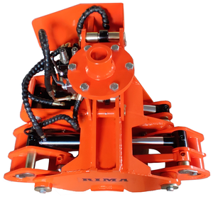 EU WEMAX Excavator Forestry <b>Machinery</b> Hydraulic Log Grapple Saw with Rotating Grab <b>Tree</b> Shear - Product Image 1