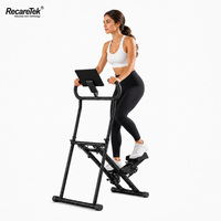 Equipo de Fitness Profesional, Máquina de Ejercicios de Escaleras para Principiantes, Herramienta de Entrenamiento Plegable con Acabado Premium, Dispositivo de Gimnasio en Casa