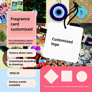 เครื่องฟอกอากาศในรถกระดาษปรับอากาศแบบแขวนตลกออกแบบได้ตามต้องการ - Product Image 4