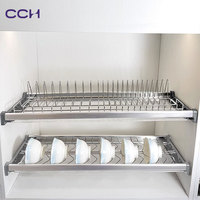 Égouttoir à vaisselle double couche en acier inoxydable CCH