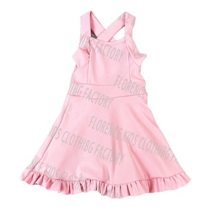 Abito da bambina DH ODM con <span class=keywords><strong>stampa</strong></span> castello da favola, gonna a strati in rete, abbigliamento a tema principessa per parchi divertimento - Product Image 2