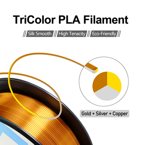 طابعة HELLO3D ثلاثية الألوان حريرية من فتيل ذهبي + فضي + نحاسي + سعر رباط ثلاثي الأبعاد 1-خيوط حريرية ثلاثية الأبعاد - Product Image 4