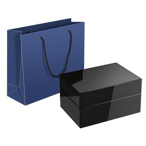 Boîte de rangement pour montres en bois massif, écologique, haut de gamme, de style piano, avec logo d'usine et marque personnalisée - Product Image 3