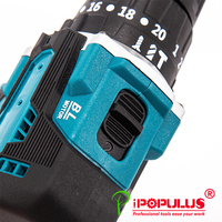Outil de forage compact 20V DC Perceuse électrique sans fil durable à couple élevé avec fonction d'impact