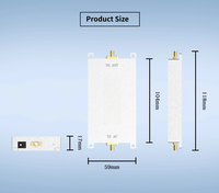 Amplificateur de signal bidirectionnel 20W, compatible avec les fréquences 0.9G/1.2G/1.4G/5.2G/5.8G, multi-fréquence pour FPV UAV