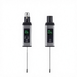 LAIKESI X-1 <b>Wireless</b> Condenser Microphone System Cardioid UHF XLR Transmitter <b>Receiver</b> Metal Construction Portable Lightweight - Product Image 2