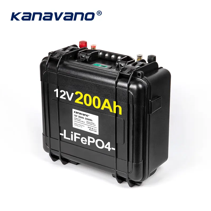 Rechargeable 12v 200Ah Lifepo4 Battery Pack Outdoor Camping Portable Suitcase Battery With Bluetooth