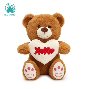 <b>Cute</b> Teddy <b>Bear</b> with Heart Valentine's Day Gift Stuffed Animal Toy PP Cotton Filled Plush Toy - Product Image 3