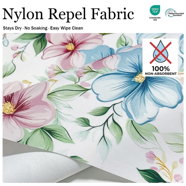 240GSM 100% Polyester Nylon Repel Fabric Waterproof Custom Printed Nylon Repel Fabric for Fashion Waist Bags Water Repellent