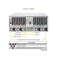 AS-4125GS-TNRT Supermicro 4U Rack GPU Server 4-2000W Titanium Redundant PSU Beban Berat 24/7 Pusat Data Server AI