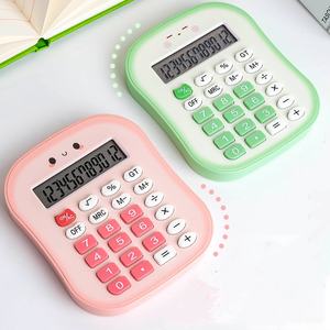 Calculatrice en plastique coloré MINI TAILLE en forme de pain grillé mignon à 12 chiffres - Product Image 3