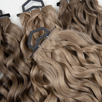 Extensions de cheveux humains naturels russes bouclés Genius Weft, vente en gros, prêtes à être expédiées, douces et naturelles