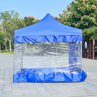 Tonnelle pliable robuste 3x6m en tissu Oxford monocouche, abri portable d'extérieur pour fêtes, mariages et expositions