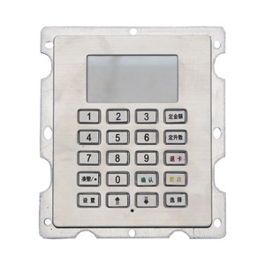 信息亭照明键盘IP65防水金属不锈钢数字背光键盘 - Product Image 2