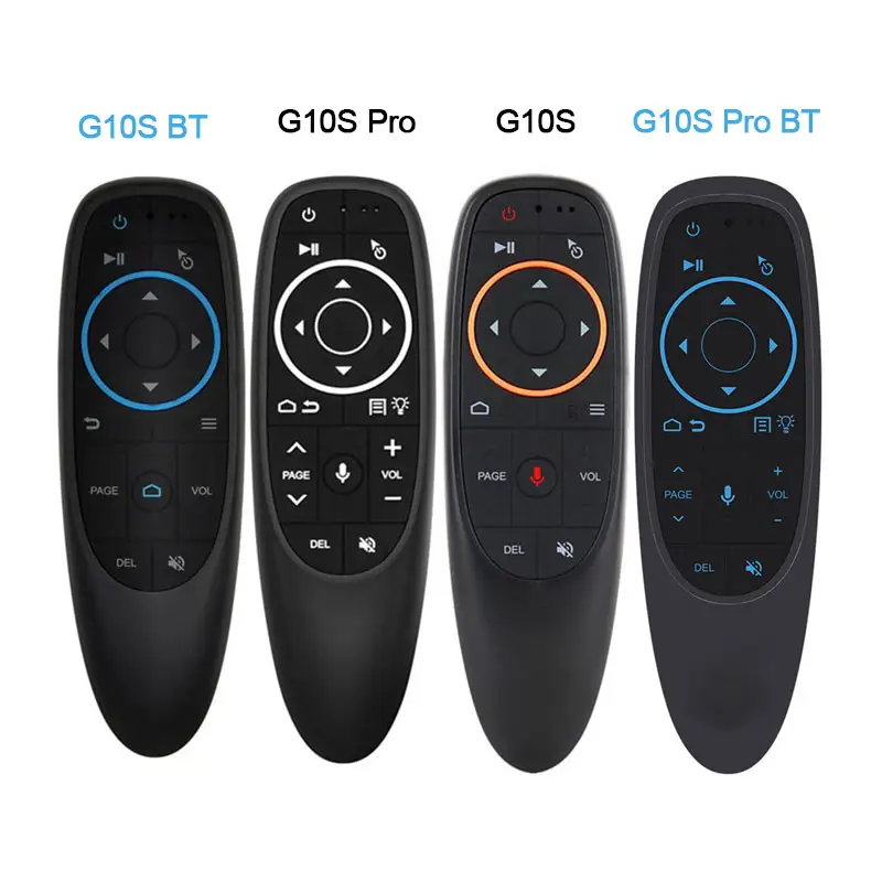 Universal G10 G10S Pro BT 2.4G Mini Voice Gyro Smart Remote Control Airmouse Controls Fly Air mouse for google android tv box