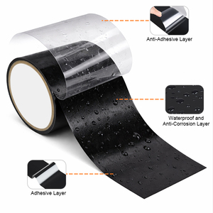 เทปซ่อมแซมกันน้ำแบบหนาพิเศษ <span class=keywords><strong>ปิด</strong></span>รอยรั่วได้ทันที ผลิตจากยาง ขนาด 10 ซม. x 1.5 ม. เทปปิดรอยต่อกันน้ำสำหรับท่อ - Product Image 2